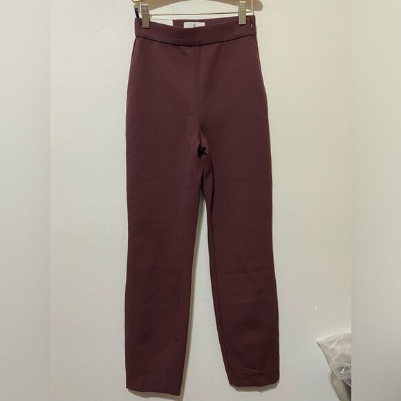 NWOT Aritzia Babaton Serra High Rise Slim Trouser Pants - Picture 1 of 4